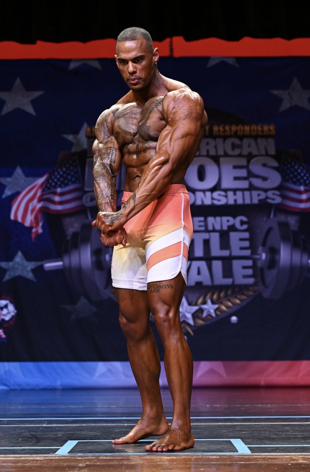 Stage — front pose