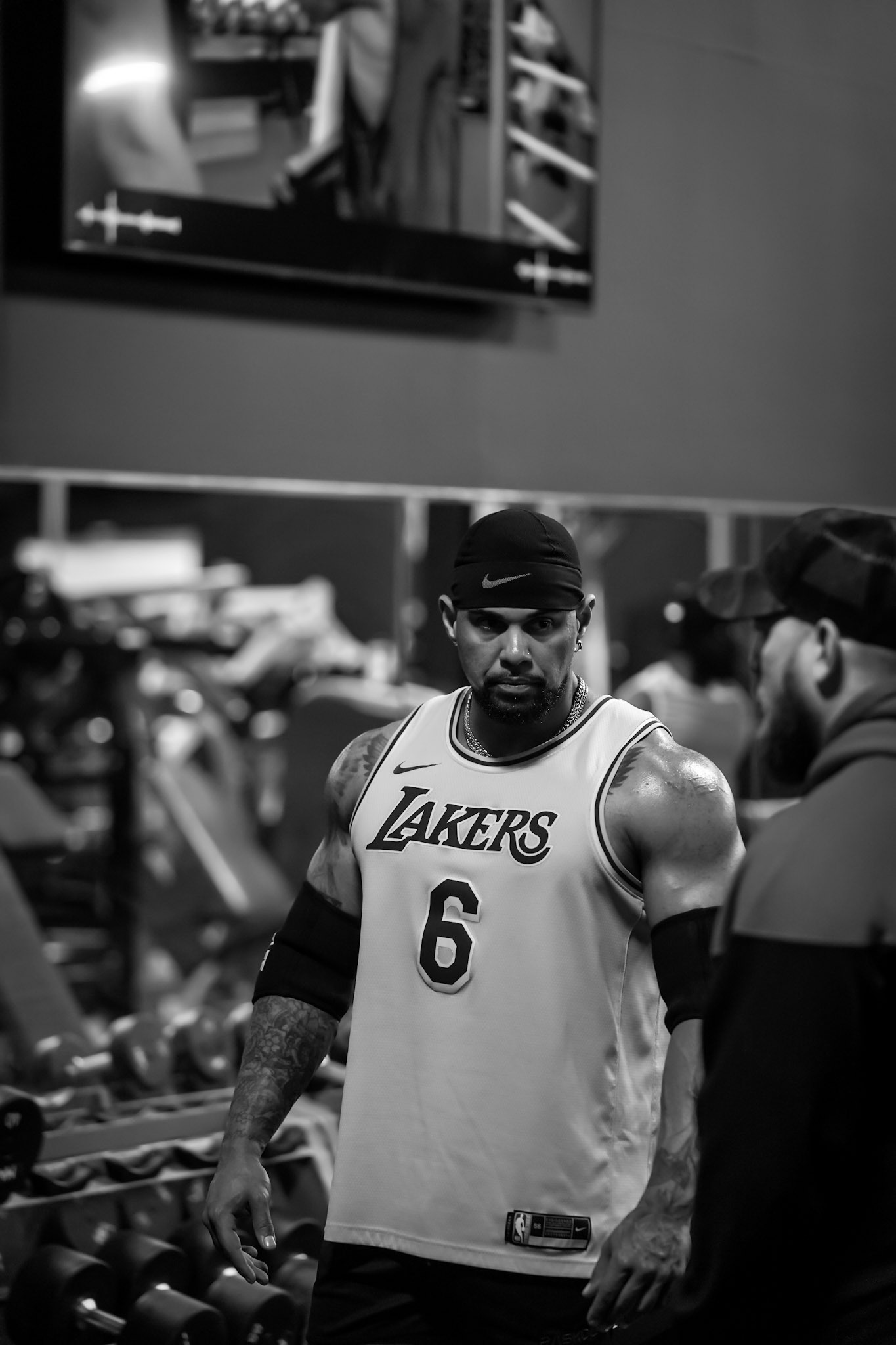 Ronnie Wilson — in the gym